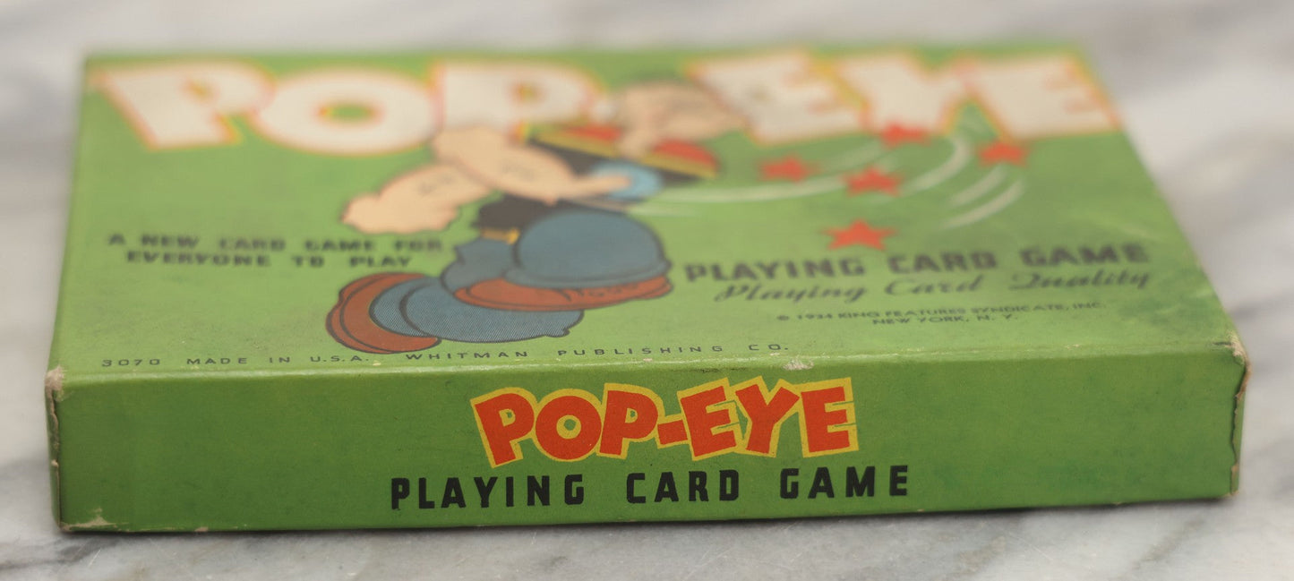 Lot 199 - Vintage Popeye Playing Card Game, Copyright 1934 King Features Syndicate, Inc., New York, N.Y., Made In U.S.A By Whitman Publishing Co.