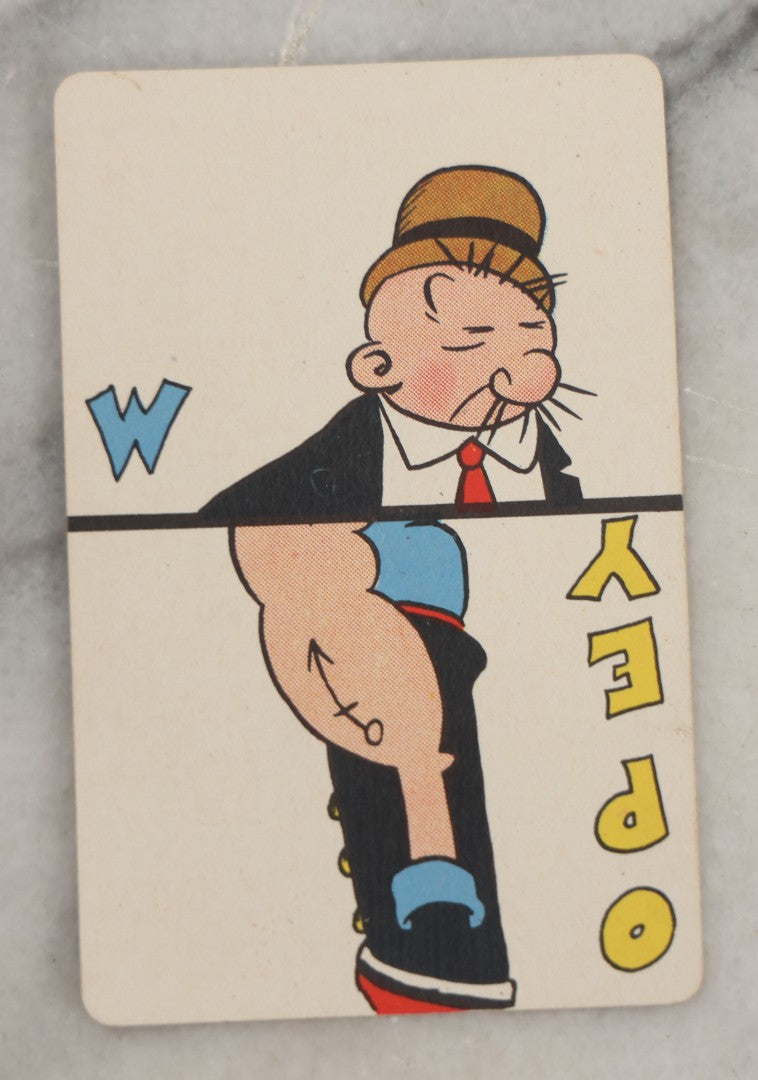 Lot 199 - Vintage Popeye Playing Card Game, Copyright 1934 King Features Syndicate, Inc., New York, N.Y., Made In U.S.A By Whitman Publishing Co.