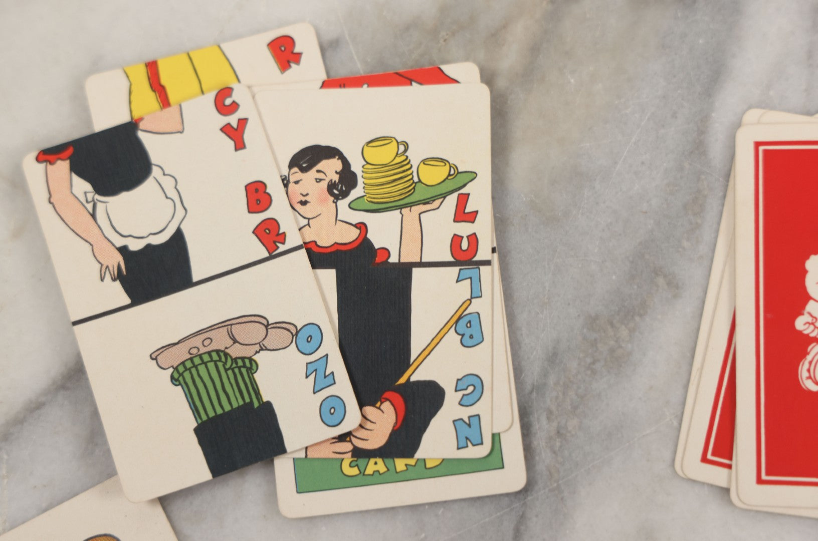 Lot 199 - Vintage Popeye Playing Card Game, Copyright 1934 King Features Syndicate, Inc., New York, N.Y., Made In U.S.A By Whitman Publishing Co.