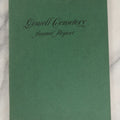 Lot 229 - Antique Ephemera Booklet, "Lowell Cemetery Annual Report," 77th Annual Report, With Photos, 1919