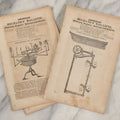 Lot 264 - Lot Of Three Antique Paper Journal American Mechanics' Magazine, 1825, With Illustrations Of Mechanics Of Antique Machines And Instructions For Tradespeople