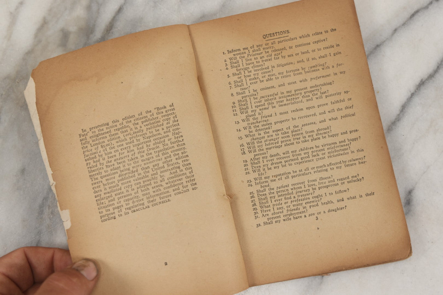 Lot 265 - "Napoleon's Lucky Dream Book Oraculum And Book Of Fate" Antique Paperback Book With Oracle Chart, Fortune-Telling By Cards Instructions, I&M Ottenheimer, Publishers, Baltimore