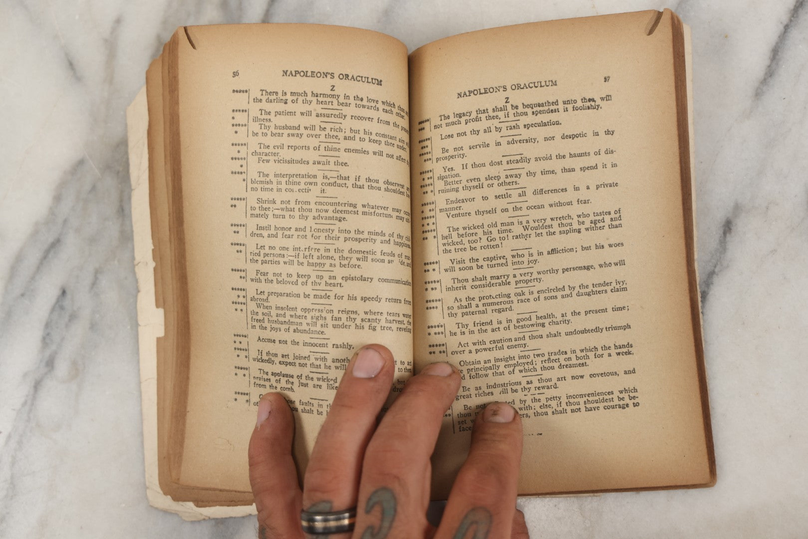 Lot 265 - "Napoleon's Lucky Dream Book Oraculum And Book Of Fate" Antique Paperback Book With Oracle Chart, Fortune-Telling By Cards Instructions, I&M Ottenheimer, Publishers, Baltimore