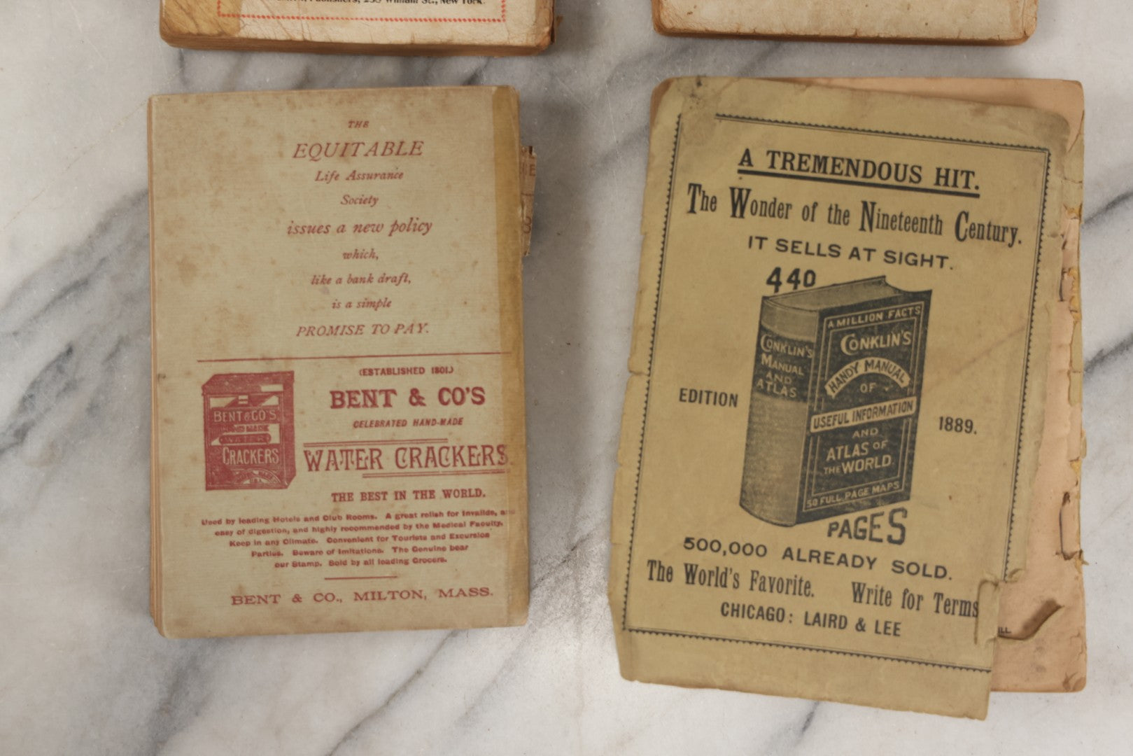 Lot 267 - Lot Of Antique Paperback Novels, "Plain Tales From The Hills" By Rudyard Kipling, "Gentleman Joe's Pan-Out" Log Cabin Library Edition, "An Actor's Wife" By George Moore, And "Looking Backward" By Edward Bellamy