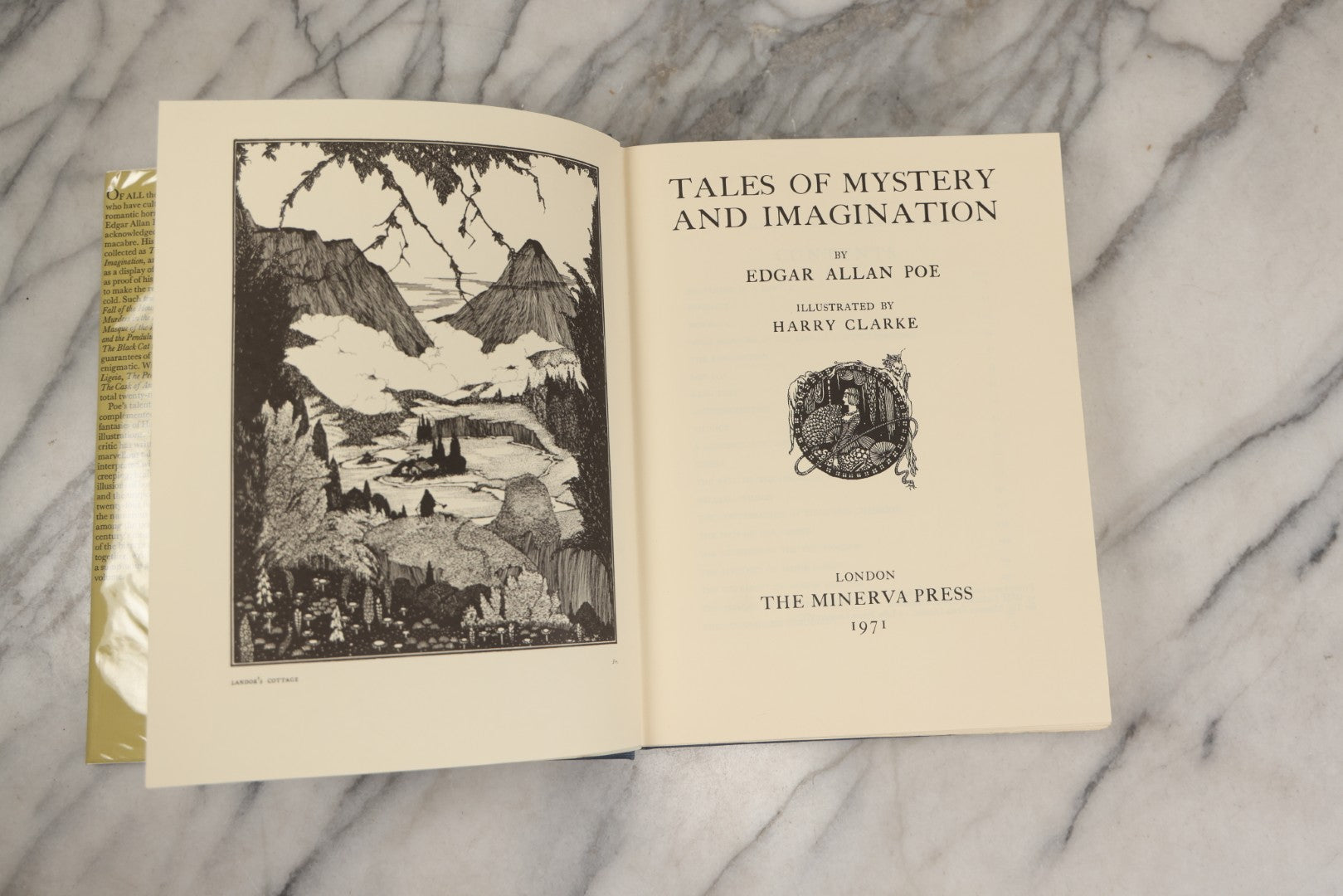 Lot 276 - "Tales Of Mystery And Imagination" By Edgar Allan Poe Illustrated By Harry Clarke, Vintage 1971 Edition, The Minerva Press, Publishers, London