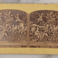Lot 017 - Antique Stereoview Stereo Optic 3D Diablerie Photo Card, “La Cavalerie Infernale” (Infernal Cavalry, Hell's Cavalry), Skeletons And Devils On Bicycles, "New Series"