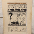 Lot 064 - Vintage "The Sunday Funnies With J.C. Superstar" And "Footnotes" Original Hand Drawn Pen And Ink Underground Comic Book Art, Artist Signed D.F.K., 1971, On Artist Paper, 13-7/8" x 16-7/8"