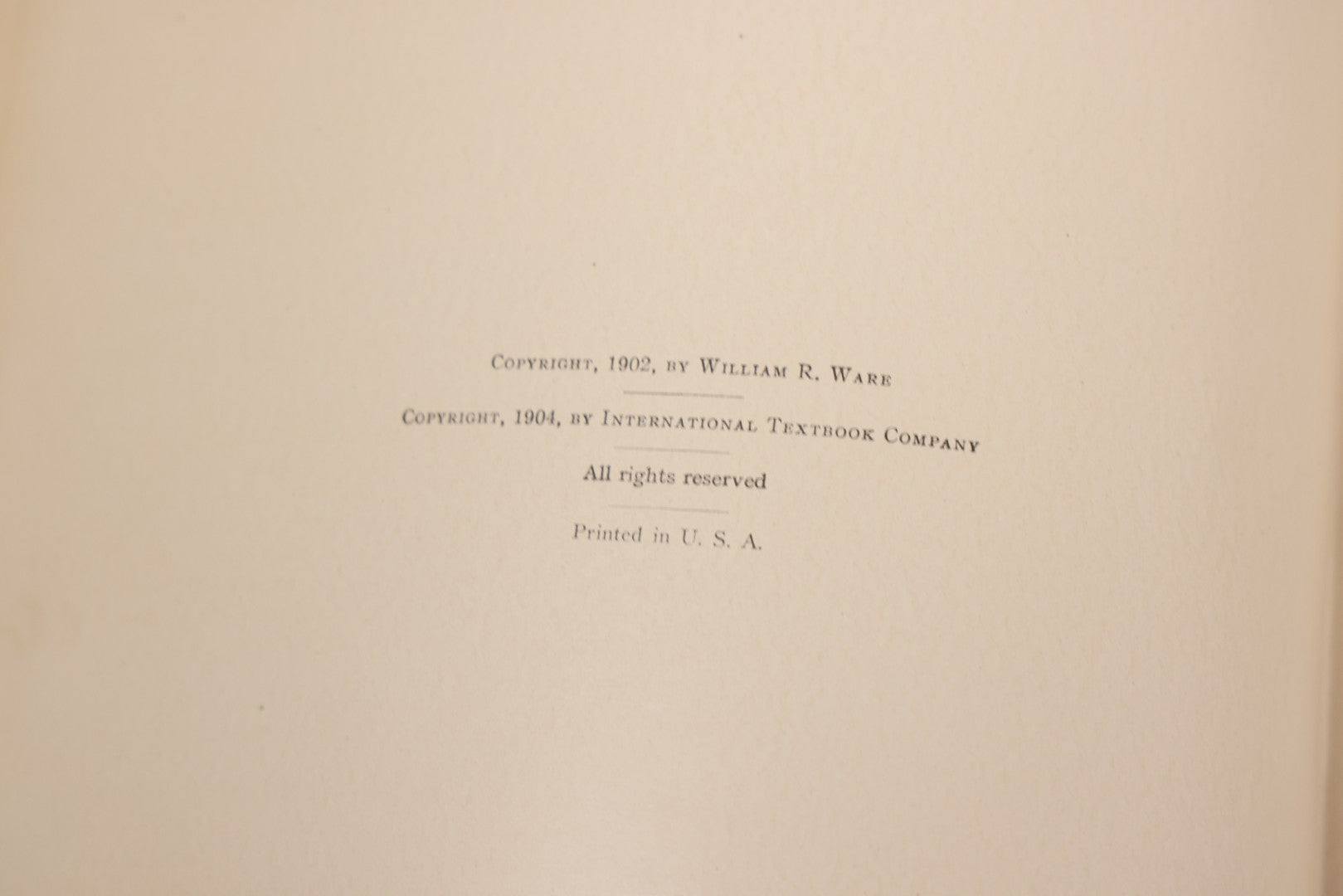 Lot 074 - Pair Of Antique Architecture Books, "The American Vignola" By William R. Ware, Parts I & II, International Textbook Company, Scranton, 1925, Fifth Edition, Profusely Illustrated, Hardcover In Blue Cloth With Gilt Lettering