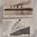 Lot 080 - Pair Of Antique S.S. Titanic Postcards, Contemporary With The Ship, With Details About The Disaster, Including One Postmarked 1912