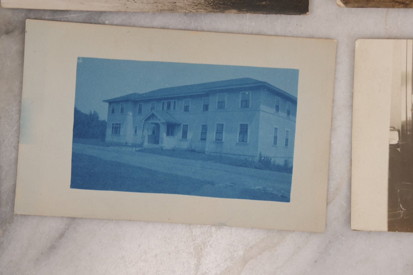 Lot 084 - Grouping Of Ten Antique Real Photo Postcards R.P.P.C. Of Transportation And Locations, Including Early Automobiles, Horse Drawn Carriages, And Landmarks In And Around New Hampshire