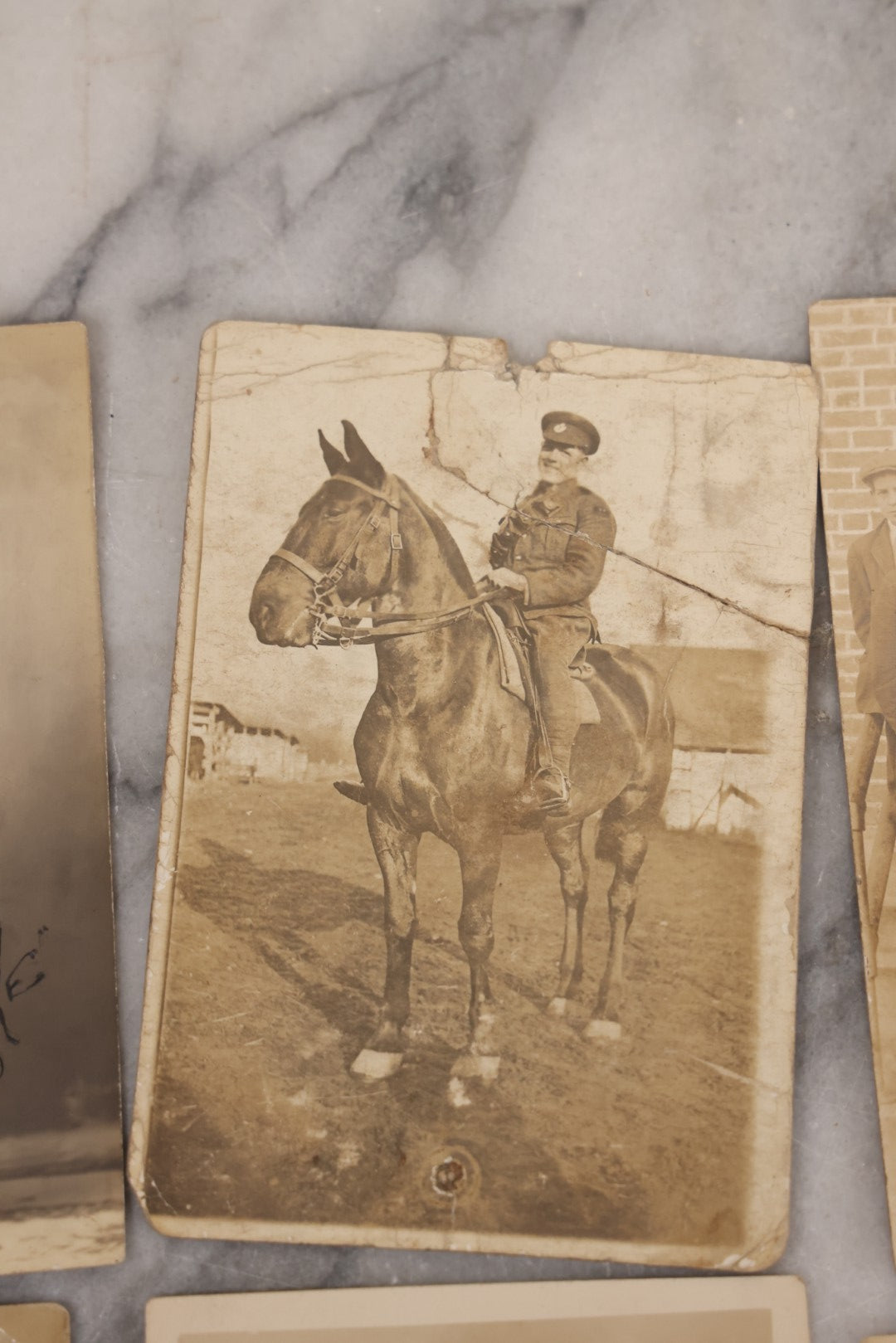 Lot 085 - Grouping Of 18 Antique Real Photo Postcards R.P.P.C. Of Men And Boys, Including Men In Overalls, Knights Templar / Freemasons, Sailors, Men Smoking, And More