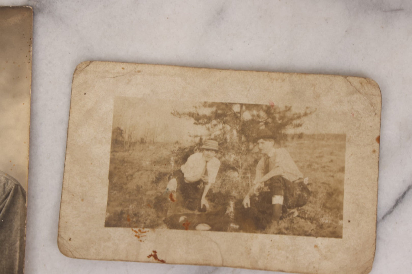 Lot 085 - Grouping Of 18 Antique Real Photo Postcards R.P.P.C. Of Men And Boys, Including Men In Overalls, Knights Templar / Freemasons, Sailors, Men Smoking, And More