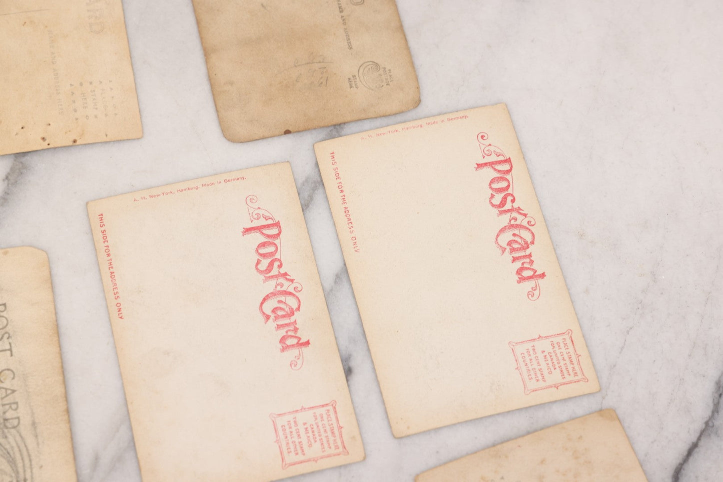 Lot 085 - Grouping Of 18 Antique Real Photo Postcards R.P.P.C. Of Men And Boys, Including Men In Overalls, Knights Templar / Freemasons, Sailors, Men Smoking, And More