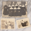 Lot 100 - Grouping Of Three Antique Photographs Of Nuns Including Postcard Of Group, And Two Snapshots