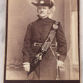 Lot 101 - Antique Cabinet Card Photograph Of A Decorated 32nd Degree Freemason, F.C. Cook Photographer, Peoria, Illinois, Identified Illegibly On Verso