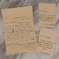 Lot 118 - Grouping Of Three Antique Handwritten Letters By Lawrence Brett, Circa 1896, Lawrence, Kansas, To Friends Abbott And Mr. Pierson, Rsvp And Update About Tooth Pulling, Pet Rabbit Business With Local Boy