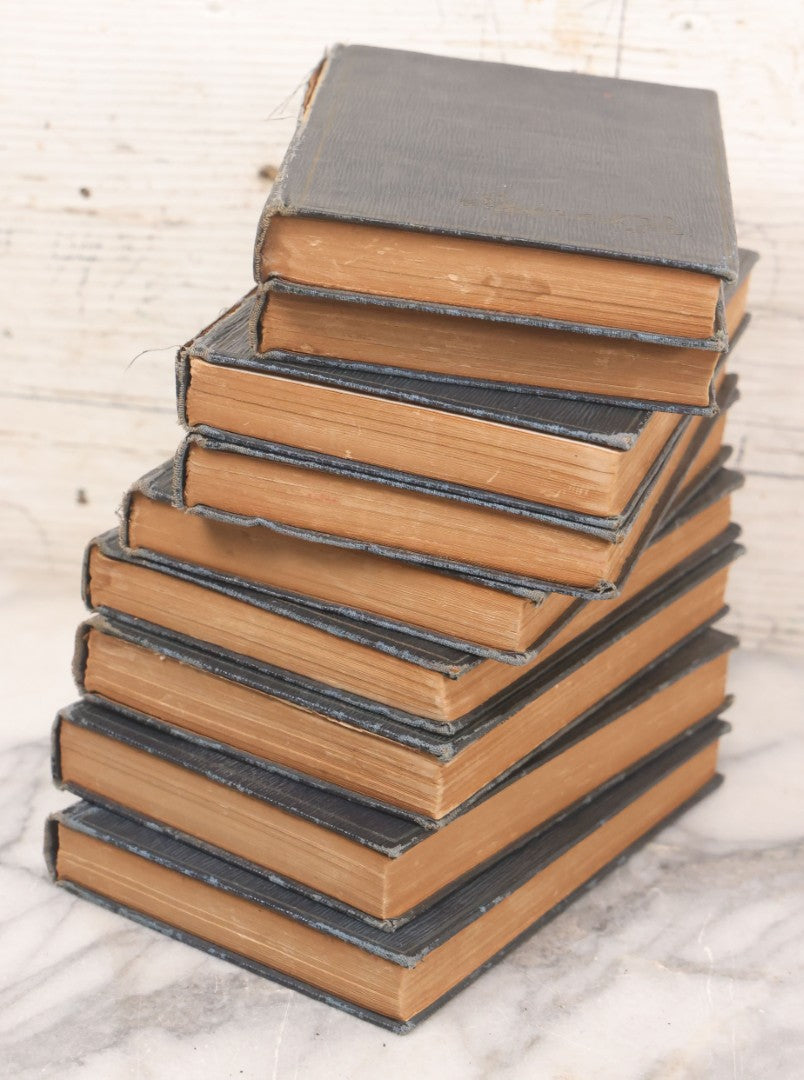 Lot 120 - "The Works Of Edgar Allan Poe" Antique Commemorative Edition, 9 Volumes Of 10, Missing Volume 8, Published By Funk & Wagnalls Company, New York And London, 1904