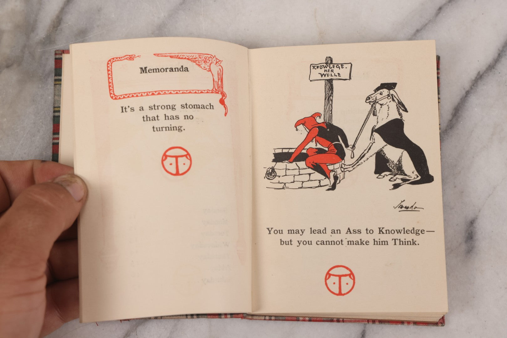 Lot 124 - "The Complete Cynic's Calendar Of Revised Wisdom For 1906" Antique Book With Black Cats On Cover By Ethel Watts Mumford, Oliver Herford, & Addison Mizner, With Macabre Frontispiece, Published By Paul Elder And Company, San Francisco 