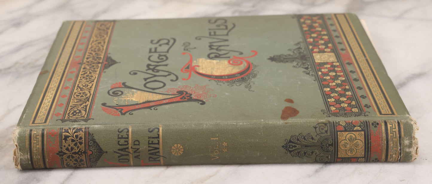 Lot 125 - "Voyages And Travels, Or Scenes In Many Lands" Edited By Leo De Colange, Published By E.W. Walker & Co., Boston, 1887, Richly Illustrated With 850 Wood And Steel Engravings Of World Views