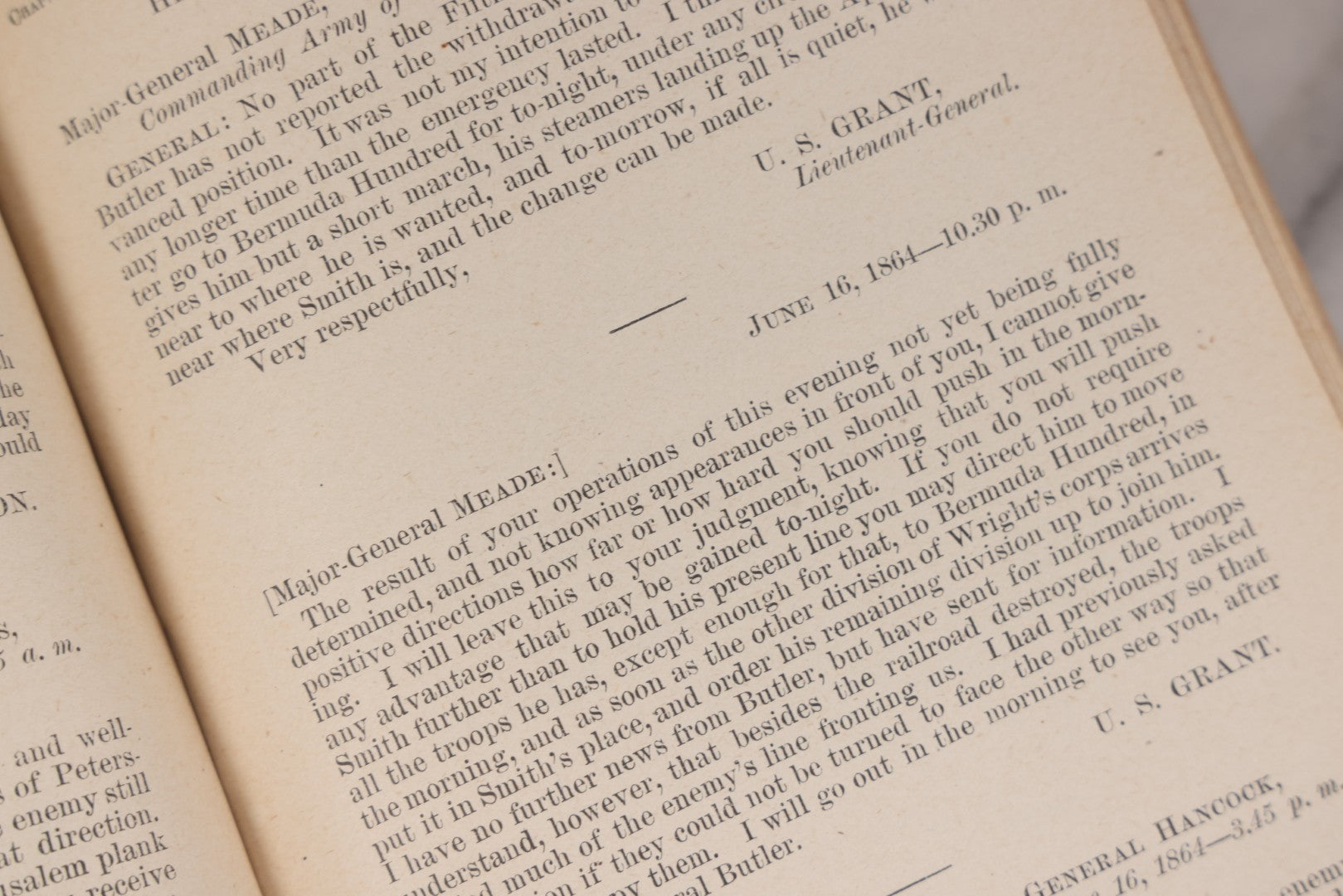 Lot 127 - "The War Of The Rebellion: Compilation Of The Official Records Of The Union And Confederate Armies" Antique Book, Series I Volume XL Part II "Correspondence, Etc.", Published By Government Printing Office, Washington, 1892