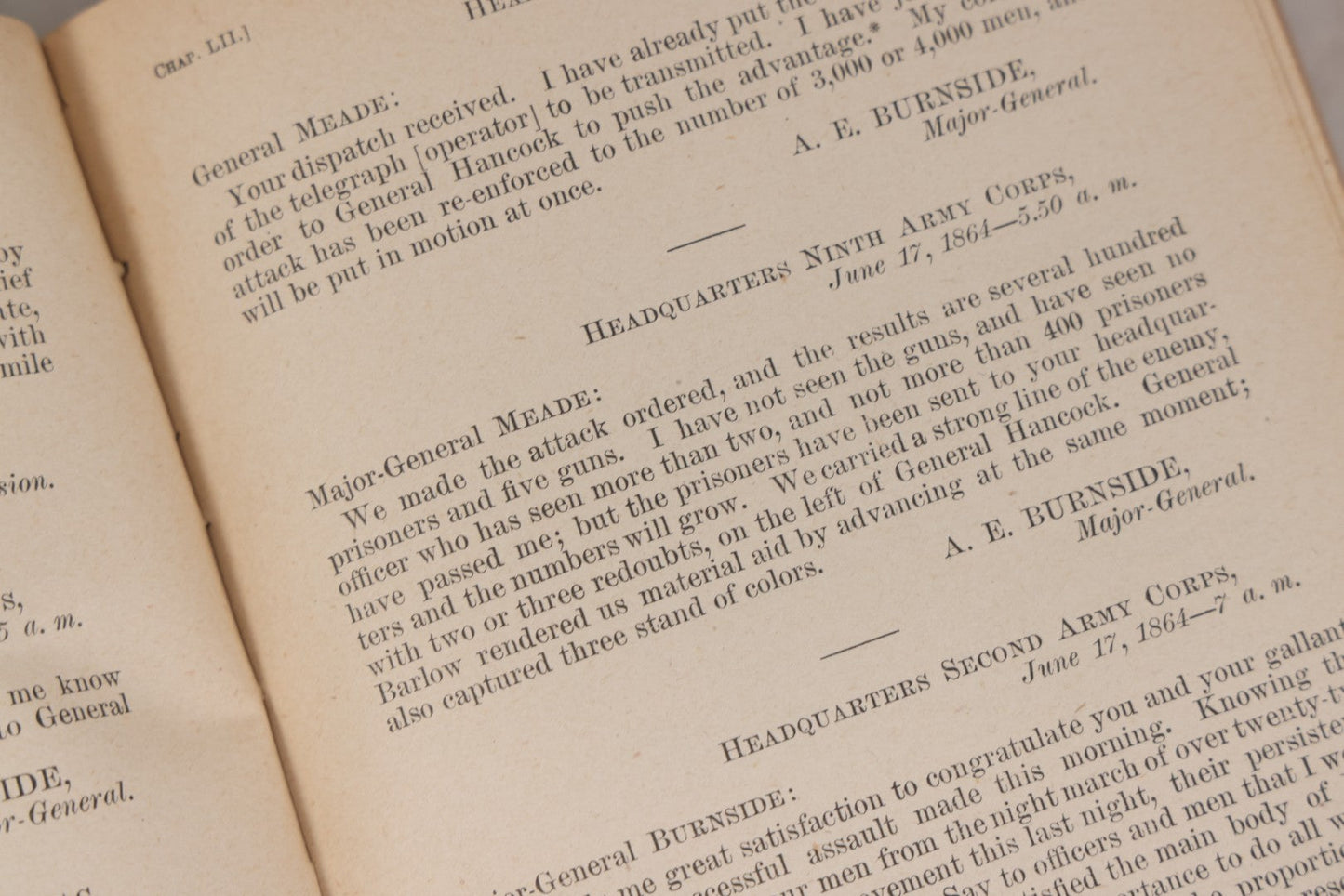 Lot 127 - "The War Of The Rebellion: Compilation Of The Official Records Of The Union And Confederate Armies" Antique Book, Series I Volume XL Part II "Correspondence, Etc.", Published By Government Printing Office, Washington, 1892