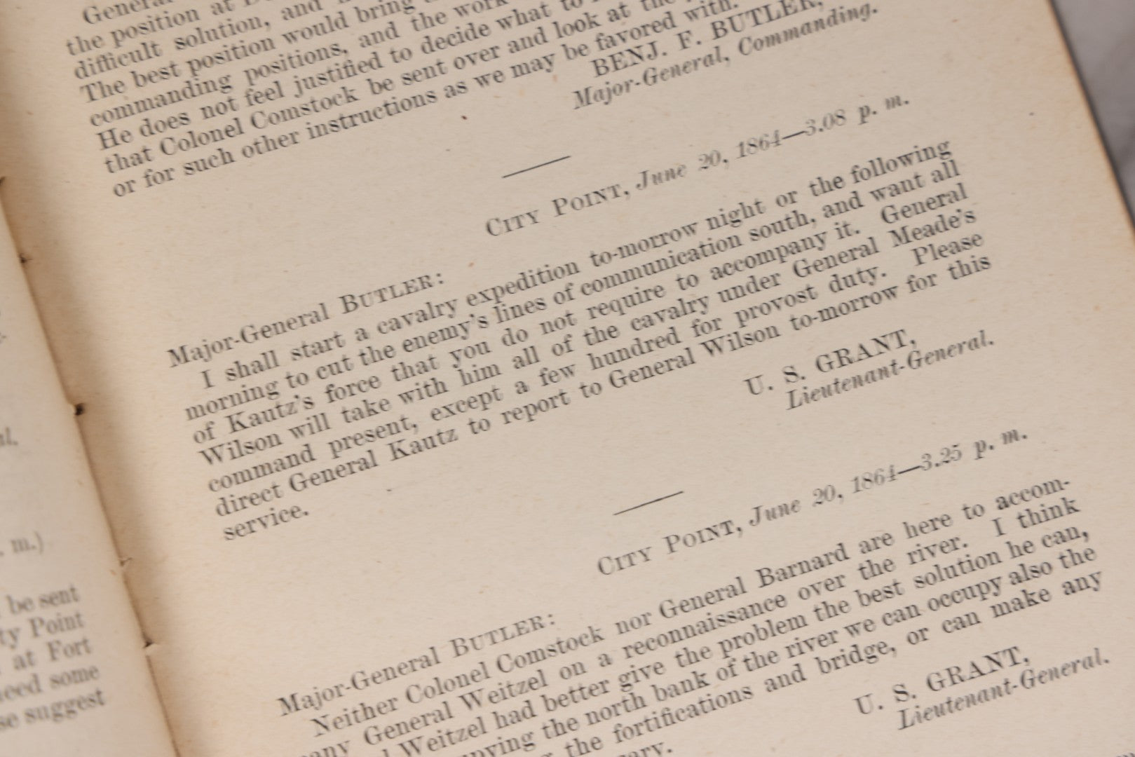 Lot 127 - "The War Of The Rebellion: Compilation Of The Official Records Of The Union And Confederate Armies" Antique Book, Series I Volume XL Part II "Correspondence, Etc.", Published By Government Printing Office, Washington, 1892