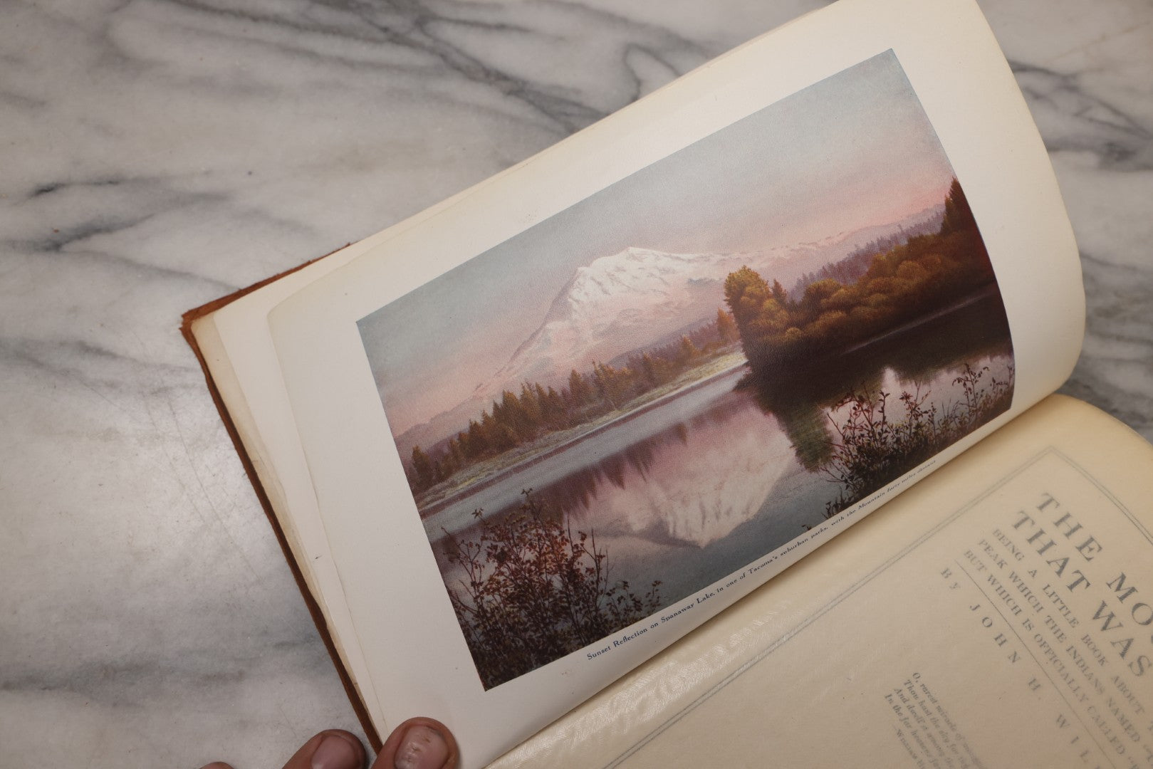 Lot 129 - "The Mountain That Was 'God'" Antique Photography Book By John H. Williams Documenting Mount Rainier (A.K.A. Tahoma, Tacoma), Washington State, Published By G.P. Putnam's Sons, New York & London, 1911