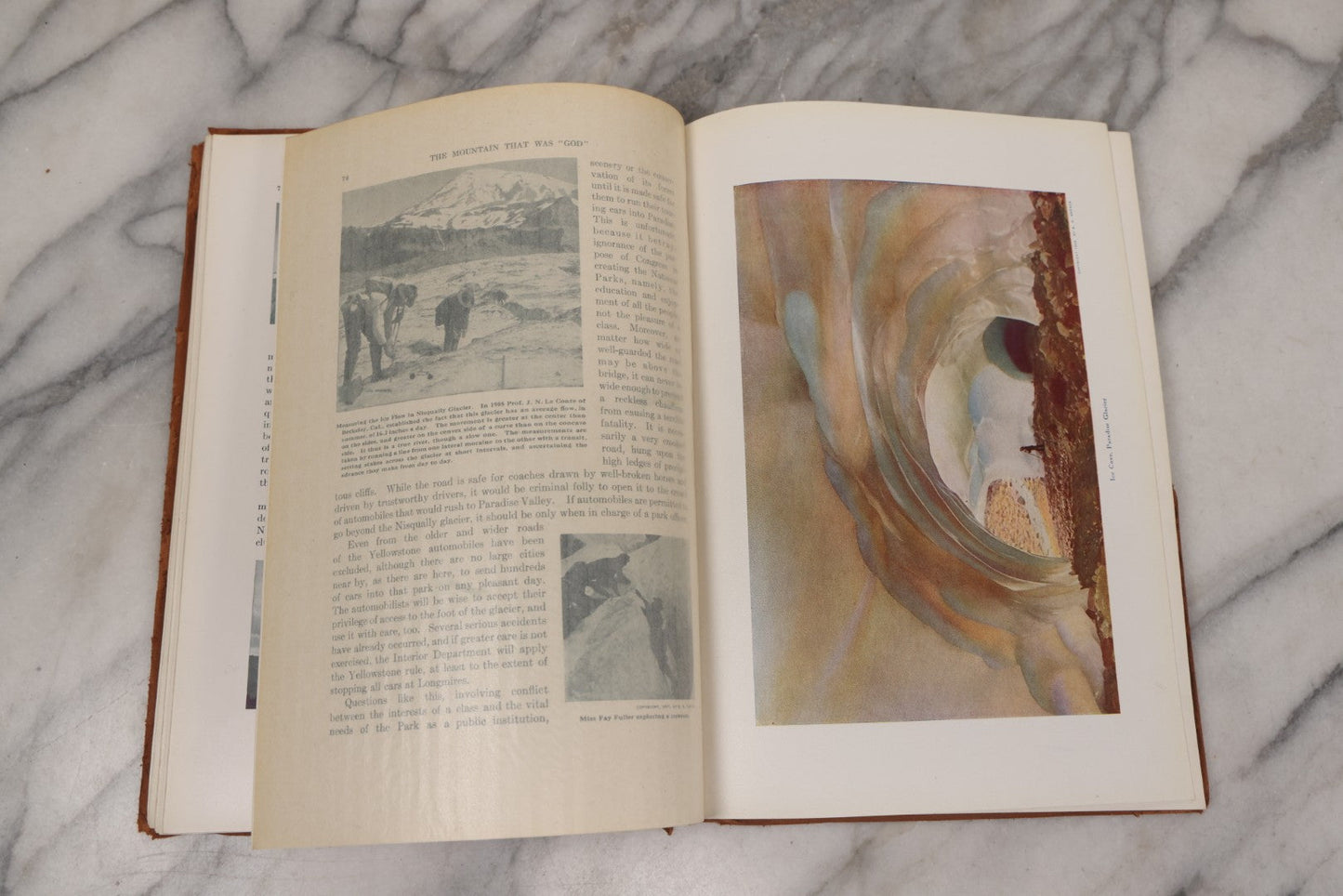 Lot 129 - "The Mountain That Was 'God'" Antique Photography Book By John H. Williams Documenting Mount Rainier (A.K.A. Tahoma, Tacoma), Washington State, Published By G.P. Putnam's Sons, New York & London, 1911