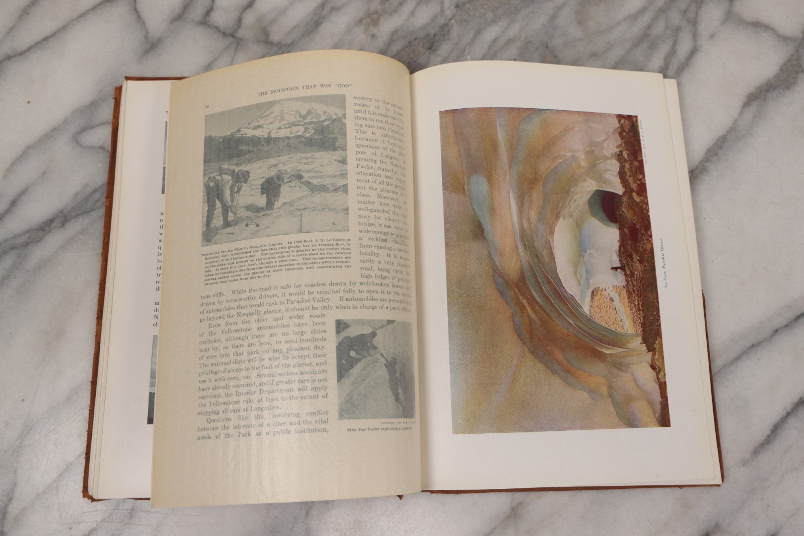 Lot 129 - "The Mountain That Was 'God'" Antique Photography Book By John H. Williams Documenting Mount Rainier (A.K.A. Tahoma, Tacoma), Washington State, Published By G.P. Putnam's Sons, New York & London, 1911