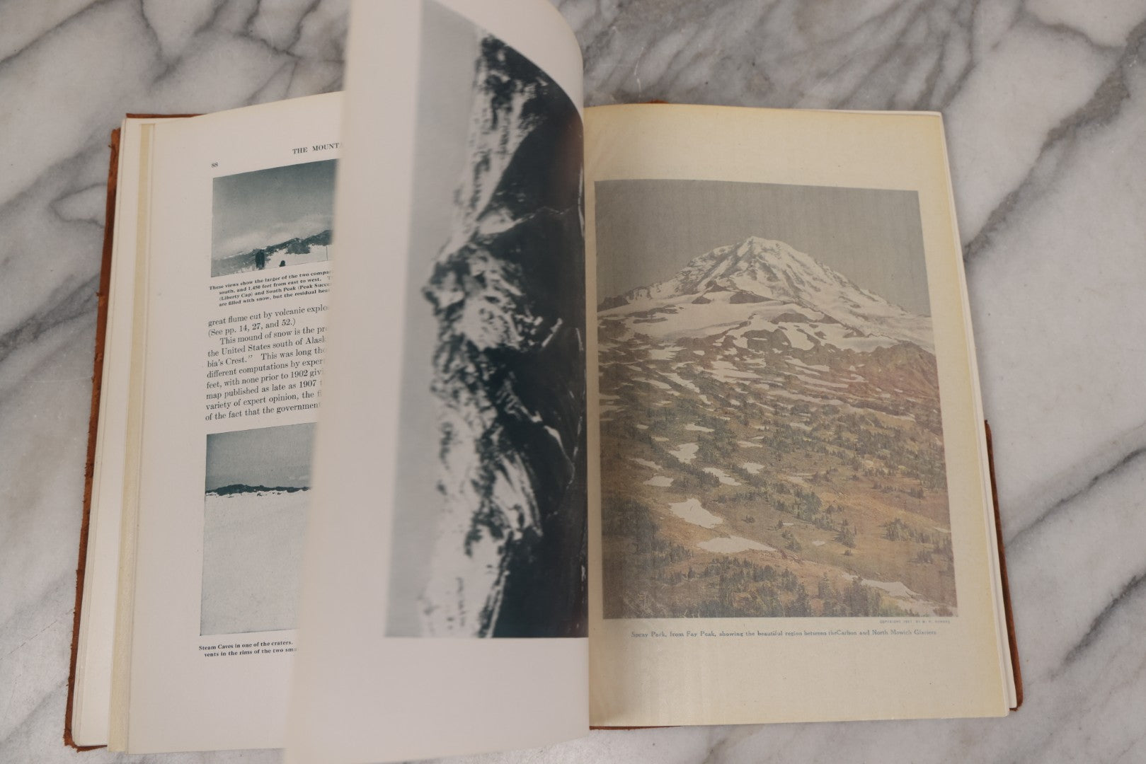 Lot 129 - "The Mountain That Was 'God'" Antique Photography Book By John H. Williams Documenting Mount Rainier (A.K.A. Tahoma, Tacoma), Washington State, Published By G.P. Putnam's Sons, New York & London, 1911