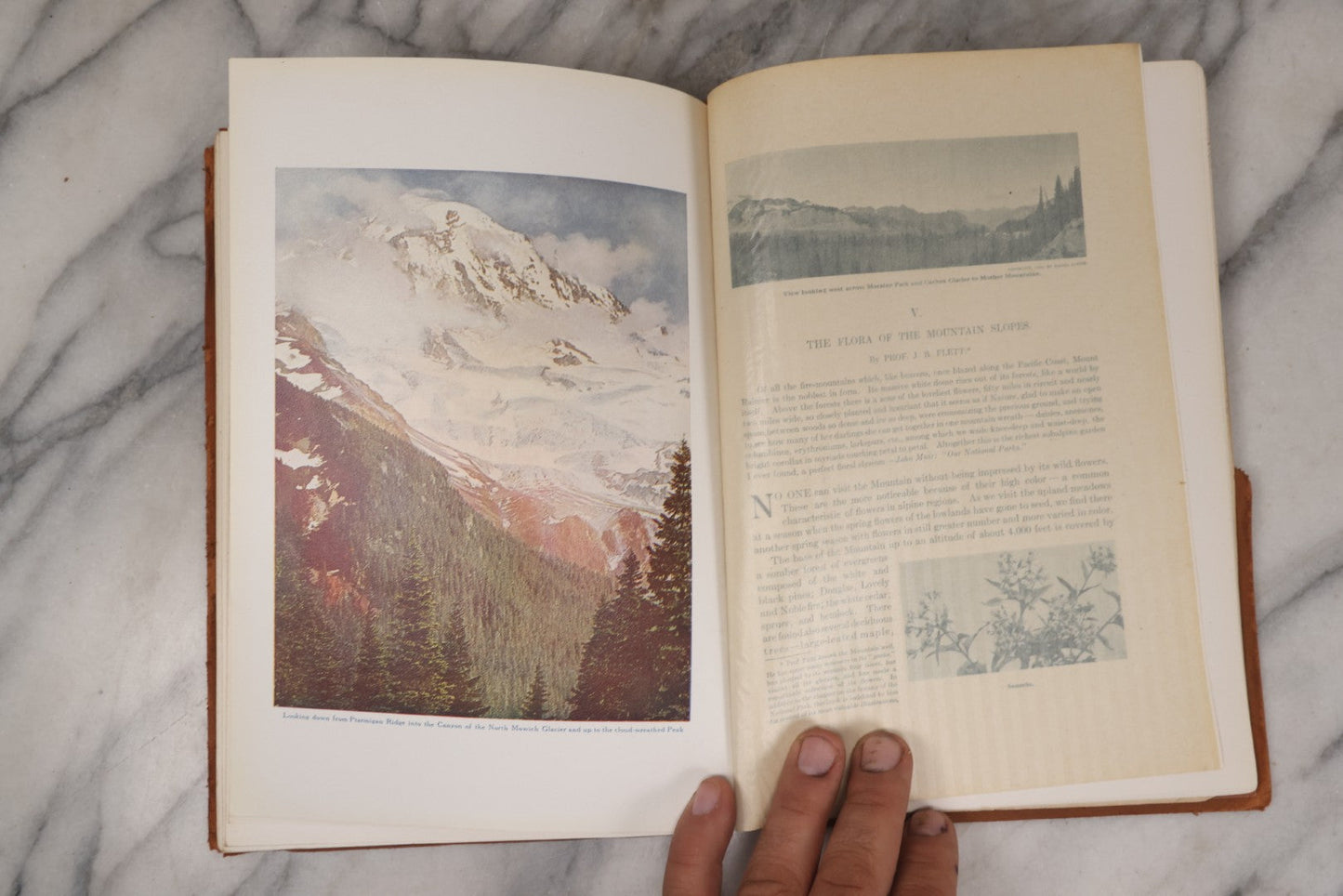 Lot 129 - "The Mountain That Was 'God'" Antique Photography Book By John H. Williams Documenting Mount Rainier (A.K.A. Tahoma, Tacoma), Washington State, Published By G.P. Putnam's Sons, New York & London, 1911