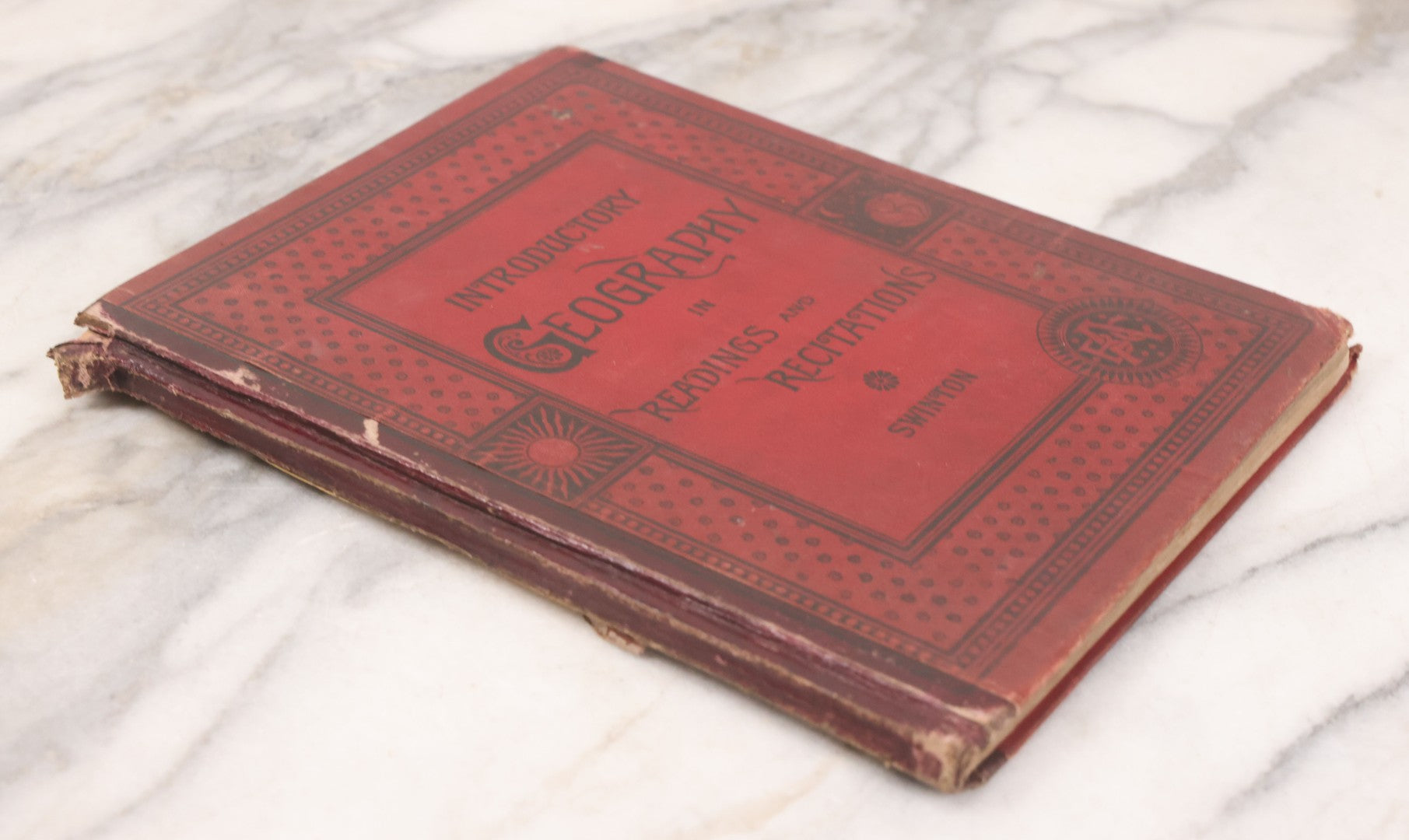 Lot 130 - "Introductory Geography In Readings And Recitations" Antique Book By William Swinton, With Many Illustrations Of World Cultures, Science And Maps, Published By American Book Company, New York, Cincinnati & Chicago, 1882