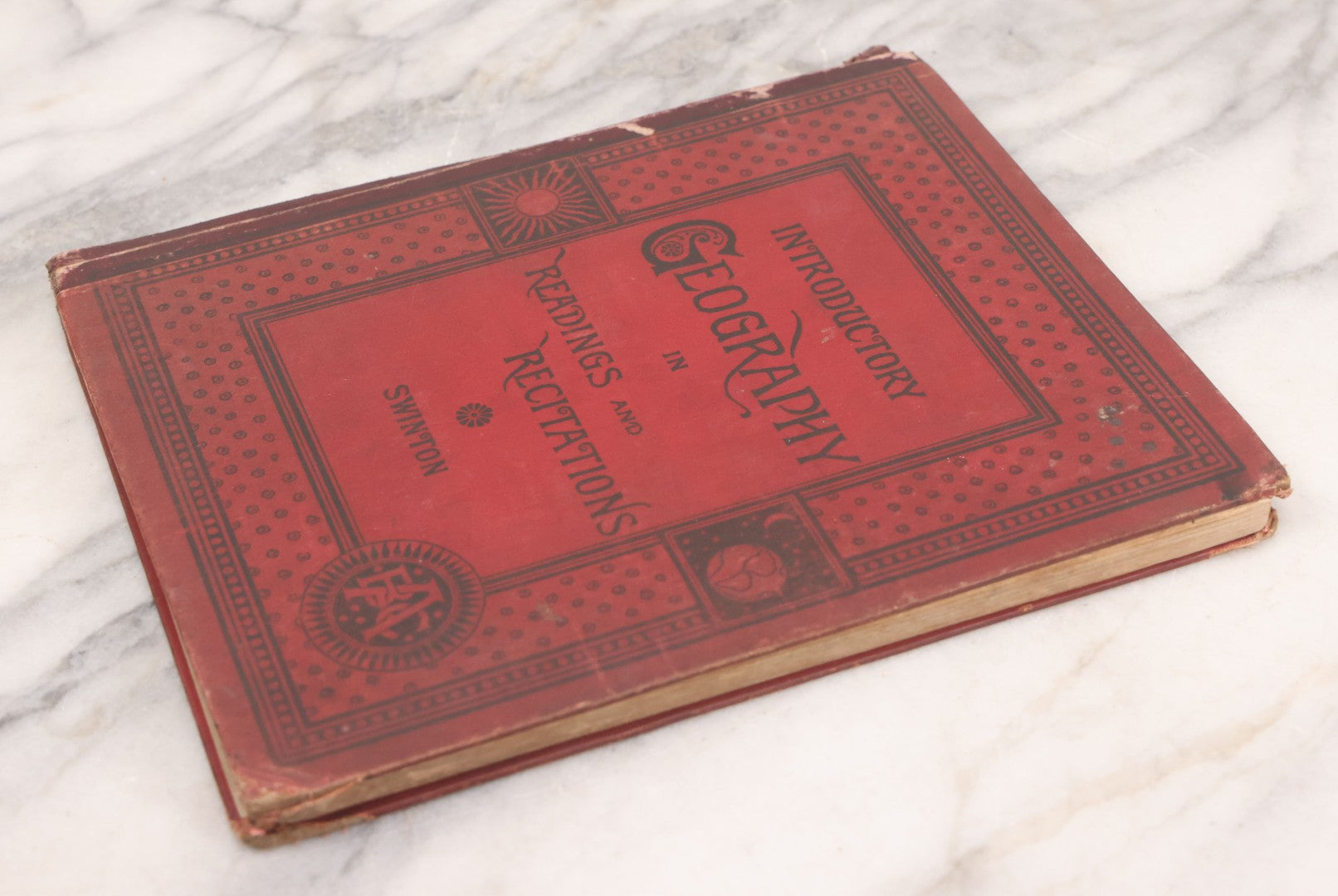 Lot 130 - "Introductory Geography In Readings And Recitations" Antique Book By William Swinton, With Many Illustrations Of World Cultures, Science And Maps, Published By American Book Company, New York, Cincinnati & Chicago, 1882