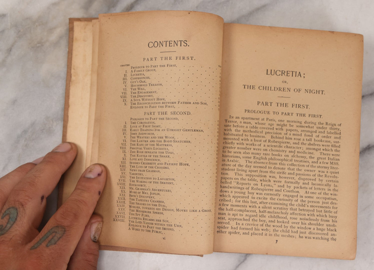 Lot 136 - "Lucretia Or Children Of Night" Antique Book By Lord Edward Bulwer Lytton, Cover Decorated With Art Nouveau Designs, 1904 Inscription, Published By Hurst And Company, New York, 1853