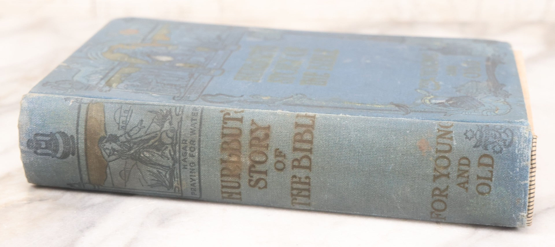 Lot 138 - "Self Pronouncing Story Of The Bible" Antique Illustrated Book Of Bible Stories By Rev. Jesse Lyman Hurlbut, Published By W.E. Scull, 1904