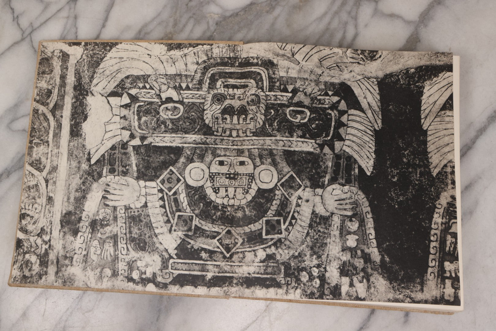 Lot 140 - "Mural Painting Of The Mexican Revolution" Large-Format Vintage Art Book, Richly Illustrated, Published By Fondo De Cultura Económica, Mexico, 1967, Second English Edition, Linen Cloth Boards With Stylized Pre-Columbian Design
