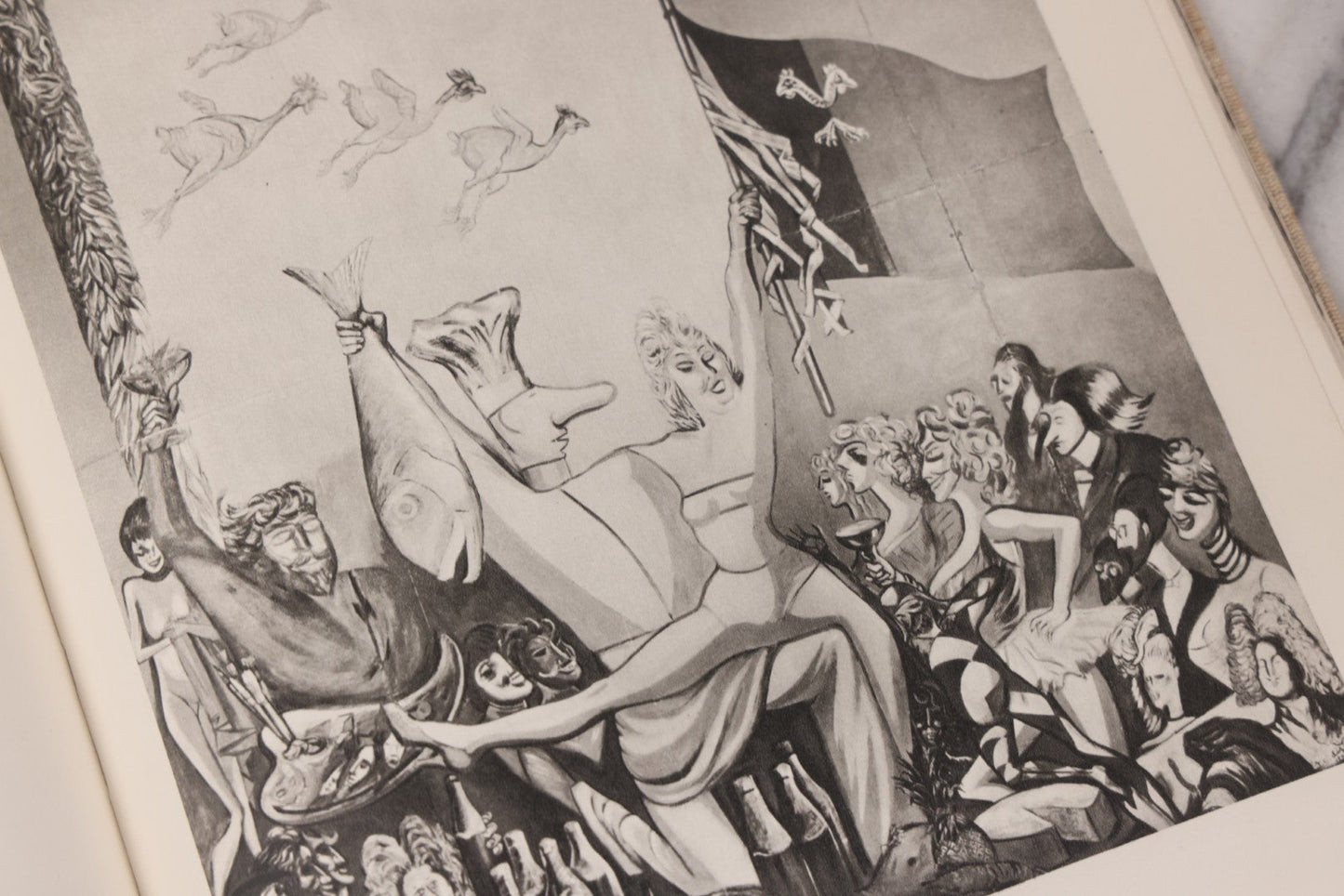 Lot 140 - "Mural Painting Of The Mexican Revolution" Large-Format Vintage Art Book, Richly Illustrated, Published By Fondo De Cultura Económica, Mexico, 1967, Second English Edition, Linen Cloth Boards With Stylized Pre-Columbian Design