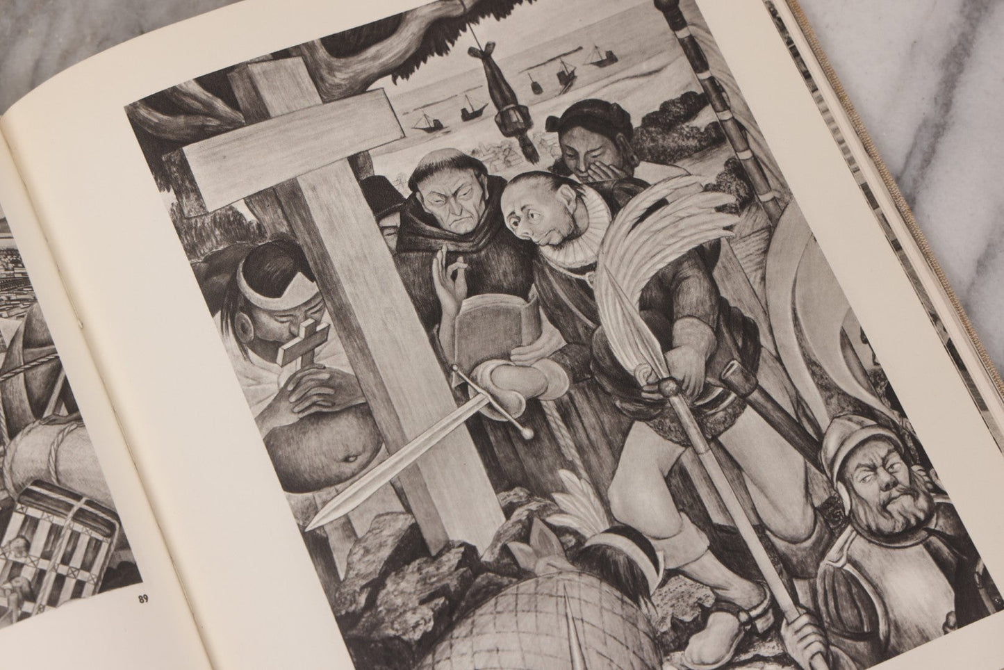 Lot 140 - "Mural Painting Of The Mexican Revolution" Large-Format Vintage Art Book, Richly Illustrated, Published By Fondo De Cultura Económica, Mexico, 1967, Second English Edition, Linen Cloth Boards With Stylized Pre-Columbian Design