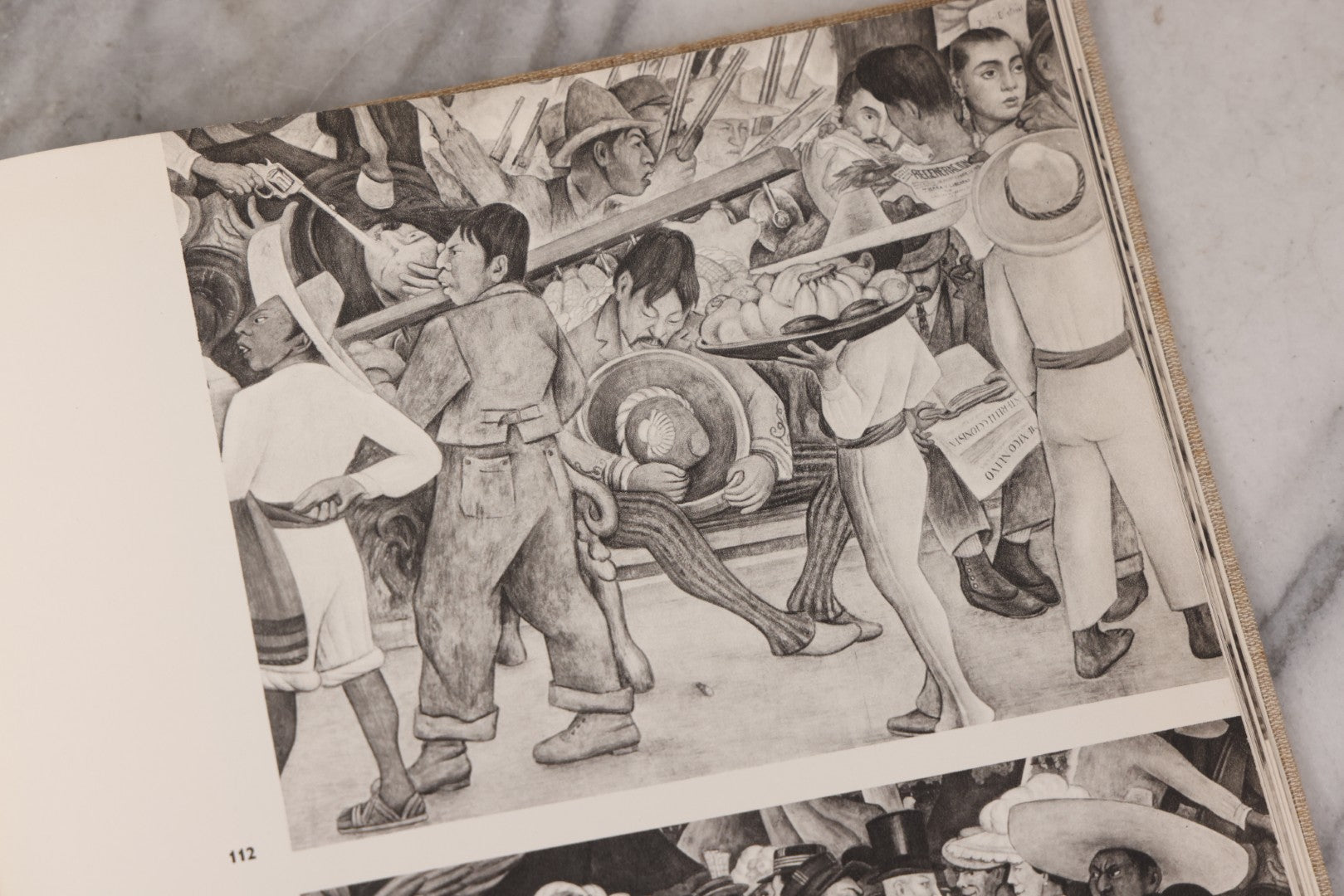 Lot 140 - "Mural Painting Of The Mexican Revolution" Large-Format Vintage Art Book, Richly Illustrated, Published By Fondo De Cultura Económica, Mexico, 1967, Second English Edition, Linen Cloth Boards With Stylized Pre-Columbian Design