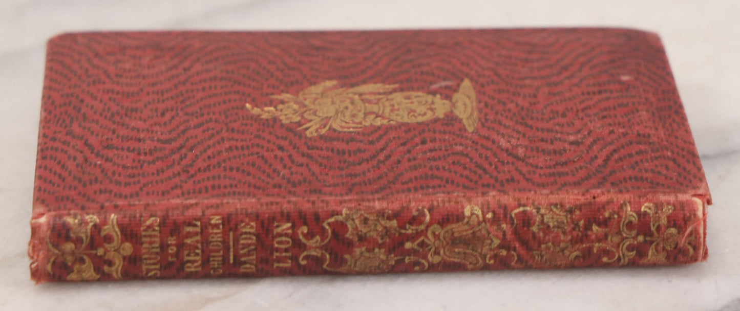 Lot 145 - "Stories, Not For Good Children, Nor For Bad Children, But For Real Children: The Dandelion" Antique Miniature Book By Mrs. E. Oakes Smith, Fourth Edition, With Illustrated Frontispiece, Published By Derby, Miller & Co., Auburn, 1849