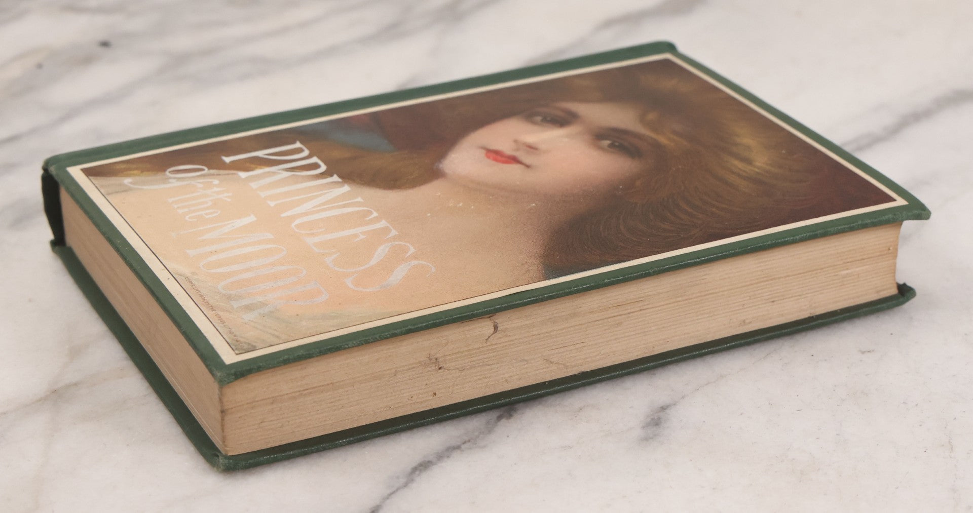 Lot 147 - "The Princess Of The Moor " (Das Haideprinzesschen) Antique Historical Fiction Book By E. Marlitt (Eugenie John), Published By M.A. Donohue & Co., Chicago, With Lithographed Cover Of Beautiful Woman Copyright 1906 By The Forbes Litho. Mfg. Co.
