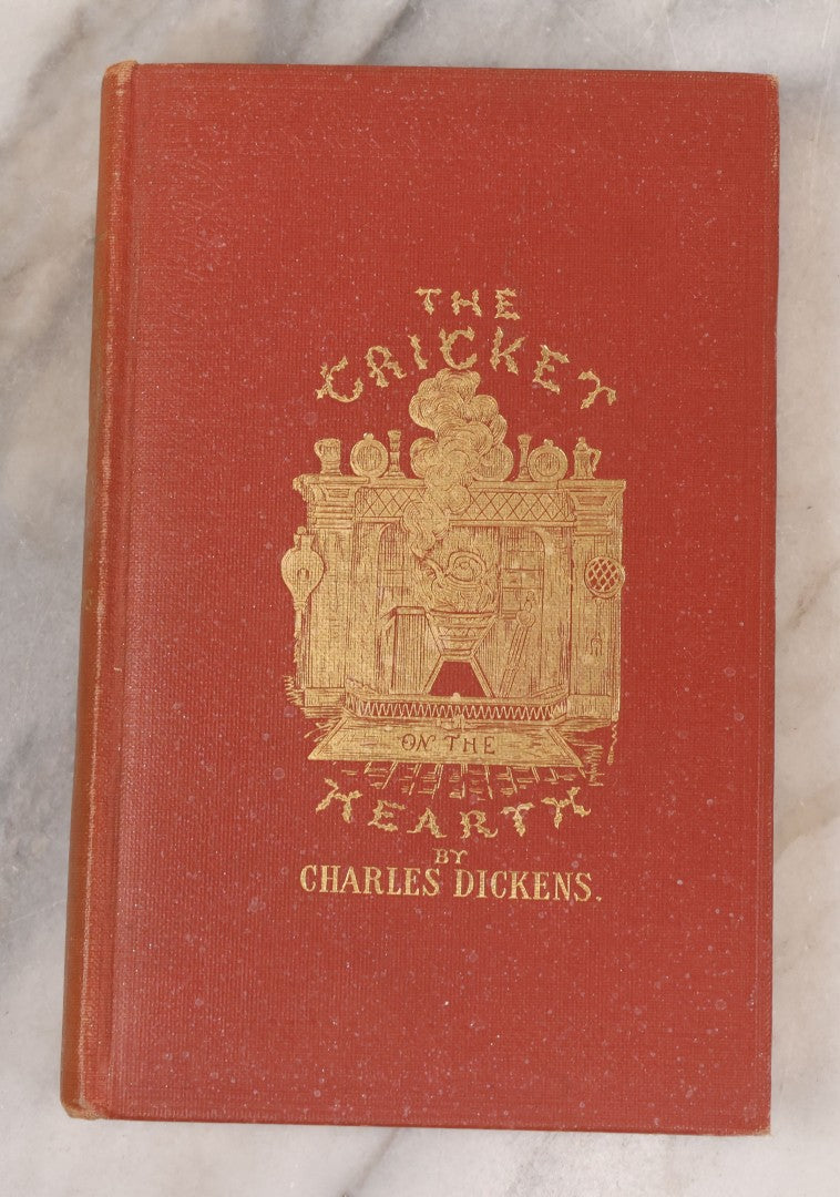 Lot 148 - "The Cricket On The Hearth: A Fairy Tale Of Home" Facsimile Edition And "Little Dorrit" Pair Of Antique Books By Charles Dickens, 1914 And 1913, Respectively