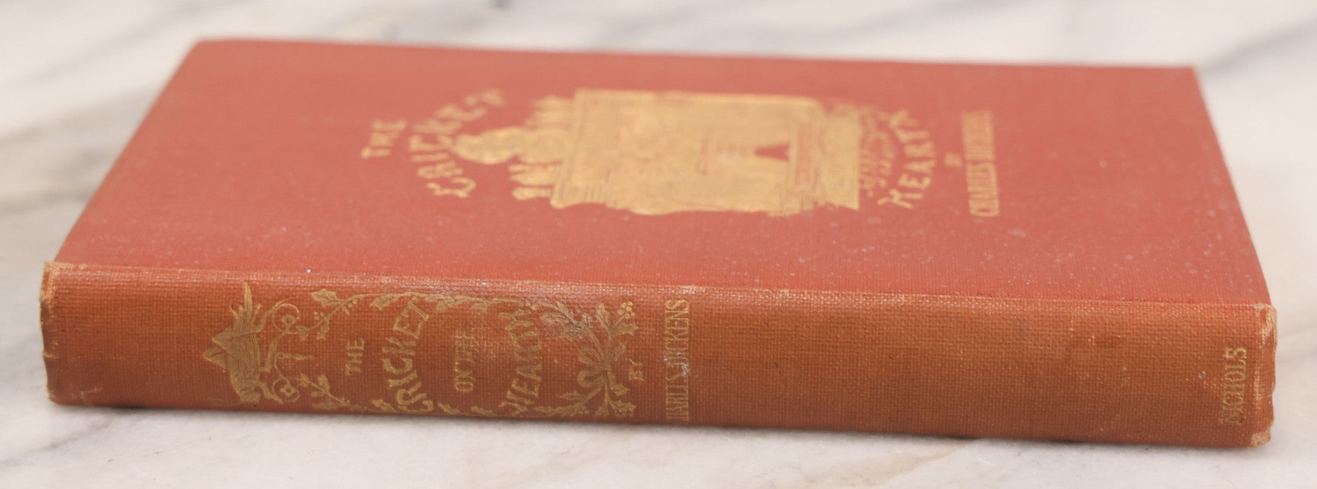 Lot 148 - "The Cricket On The Hearth: A Fairy Tale Of Home" Facsimile Edition And "Little Dorrit" Pair Of Antique Books By Charles Dickens, 1914 And 1913, Respectively