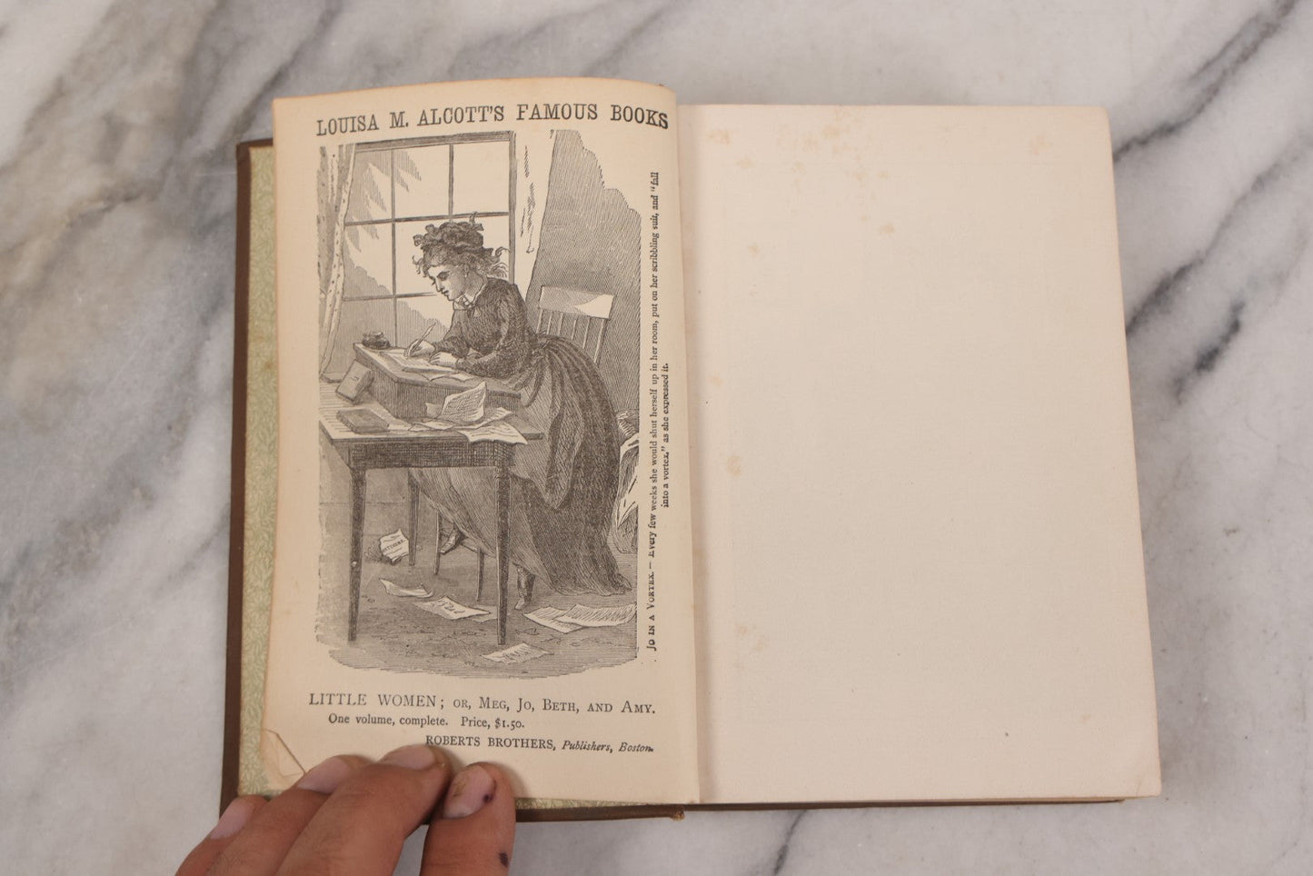 Lot 149 - "Rose In Bloom" Antique Novel Book By Louisa May Alcott, Illustrated, Published By Roberts Brothers, Boston, 1888
