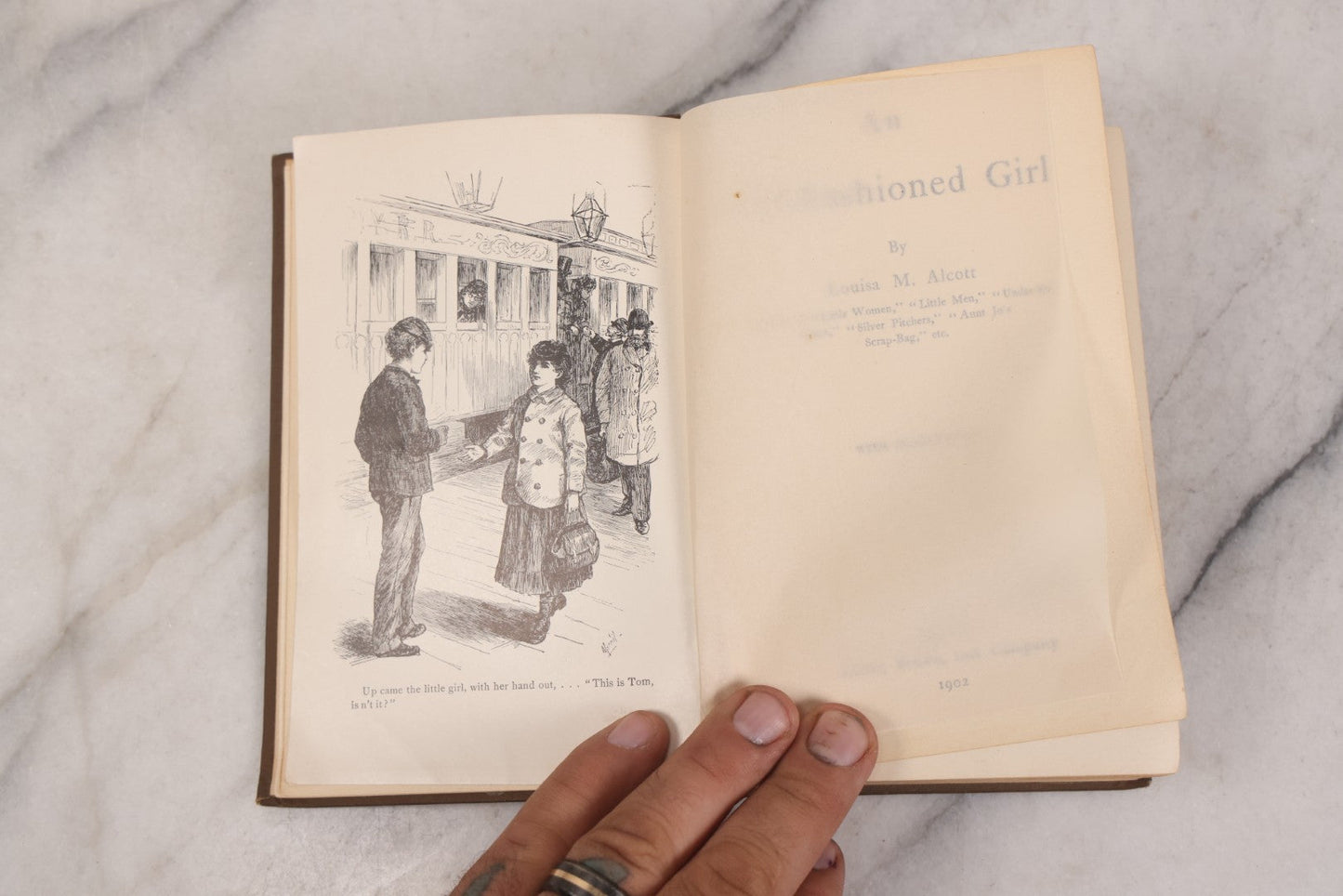 Lot 150 - "An Old-Fashioned Girl" Antique Novel Book By Louisa May Alcott, Illustrated, Published By Little, Brown, And Company, Boston, 1902