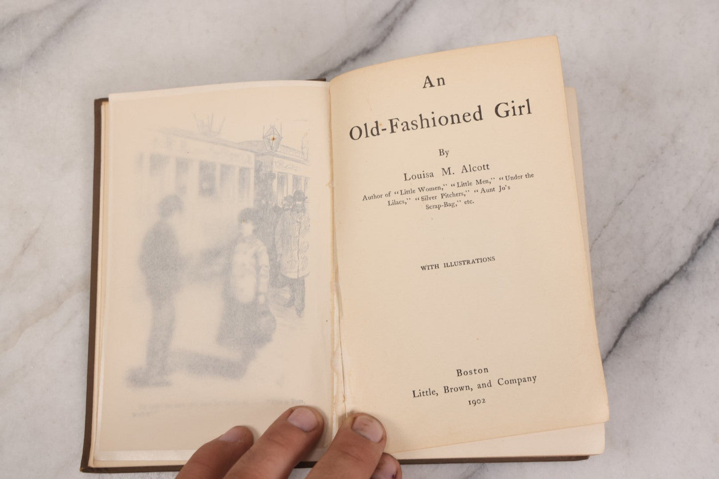 Lot 150 - "An Old-Fashioned Girl" Antique Novel Book By Louisa May Alcott, Illustrated, Published By Little, Brown, And Company, Boston, 1902