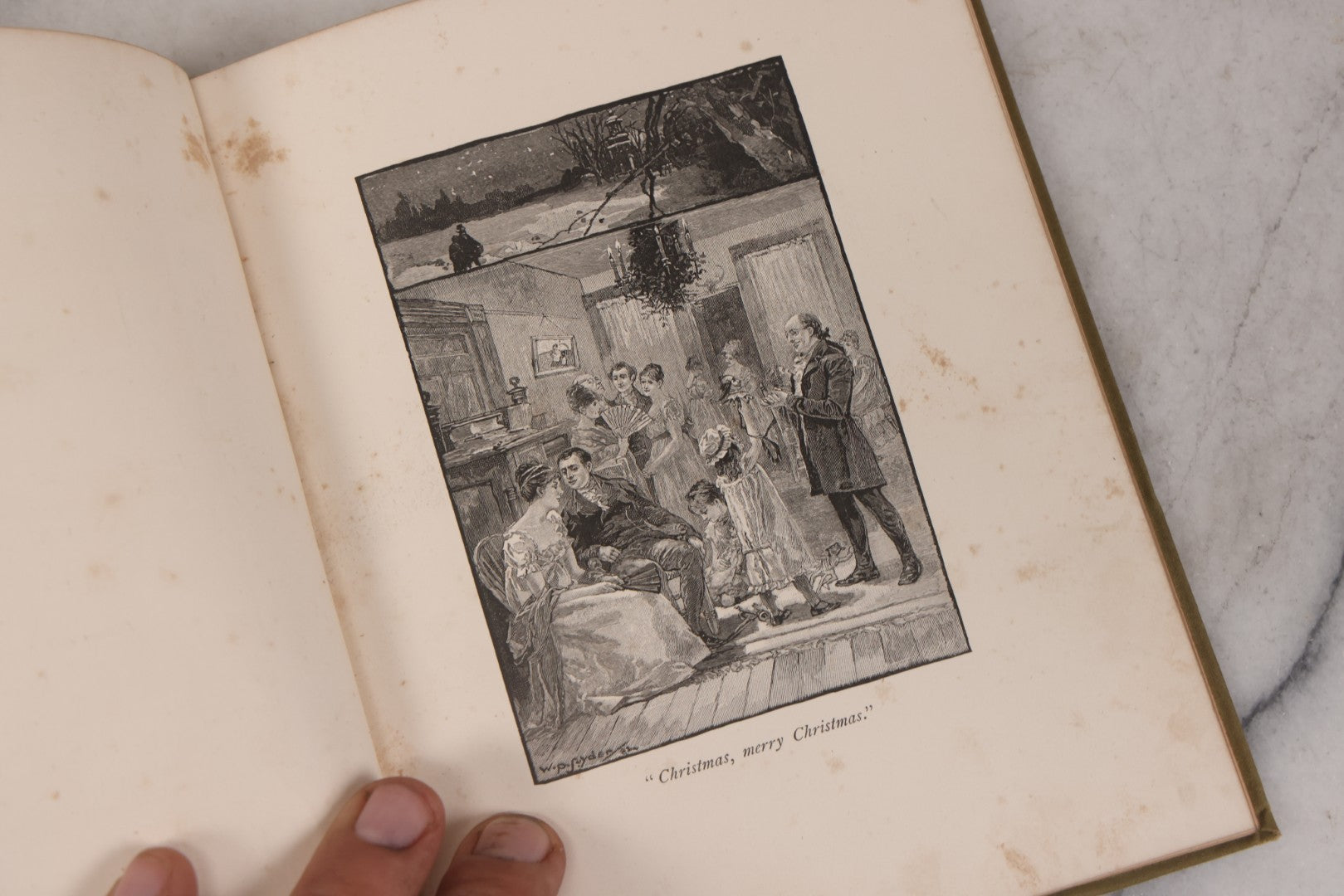 Lot 152 - "Bells Across The Snow" Antique Poetry Holiday Gift Book By Frances Ridley Havergal, Illustrated, Published By E.P. Dutton And Company, New York, 1884