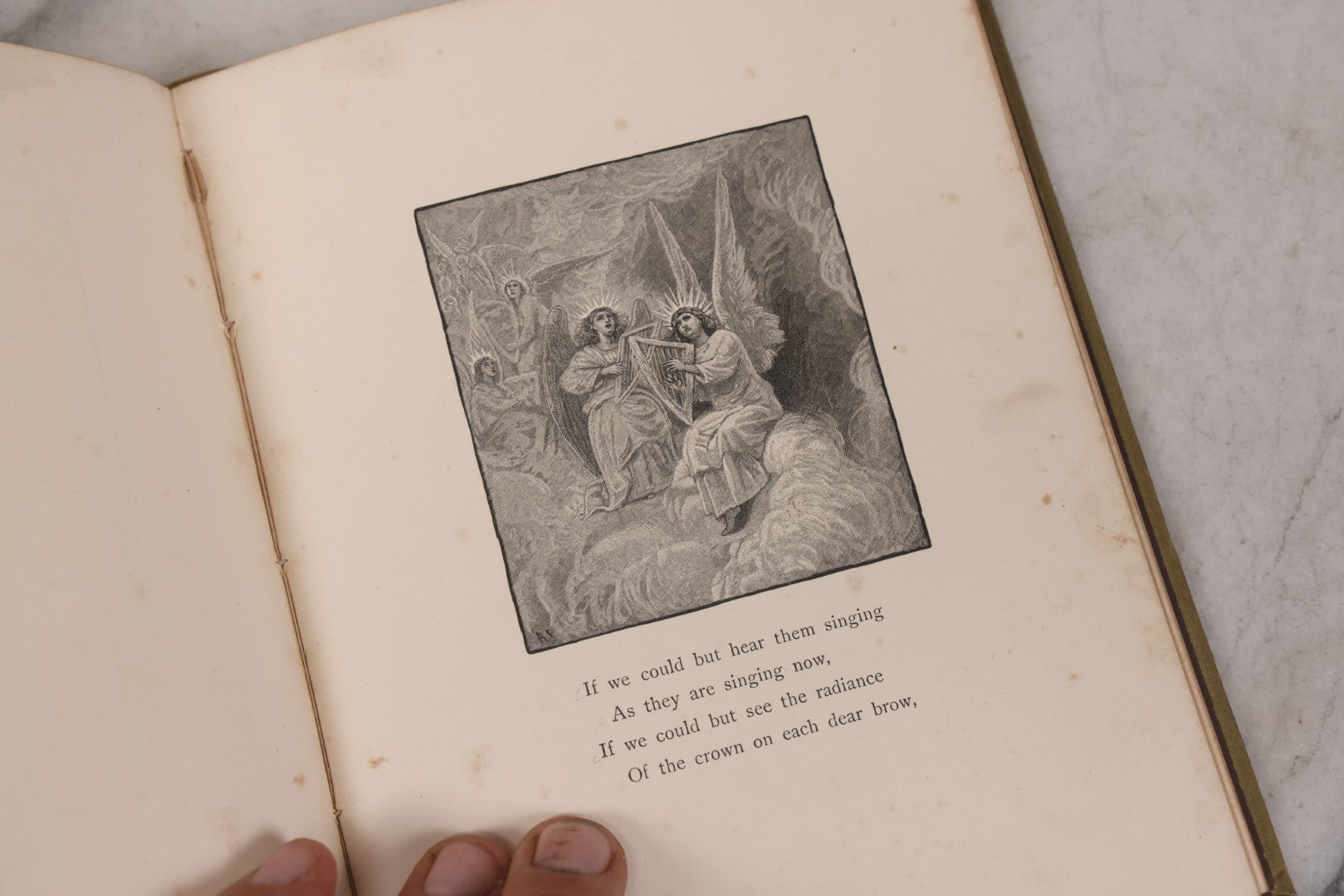 Lot 152 - "Bells Across The Snow" Antique Poetry Holiday Gift Book By Frances Ridley Havergal, Illustrated, Published By E.P. Dutton And Company, New York, 1884