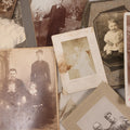Lot 160 - Grouping Of 17 Antique Boarded, Cabinet Card, And Other Photographs, Including Portraits Of Babies, Family Portraits, And R.P.P.C. Of Children