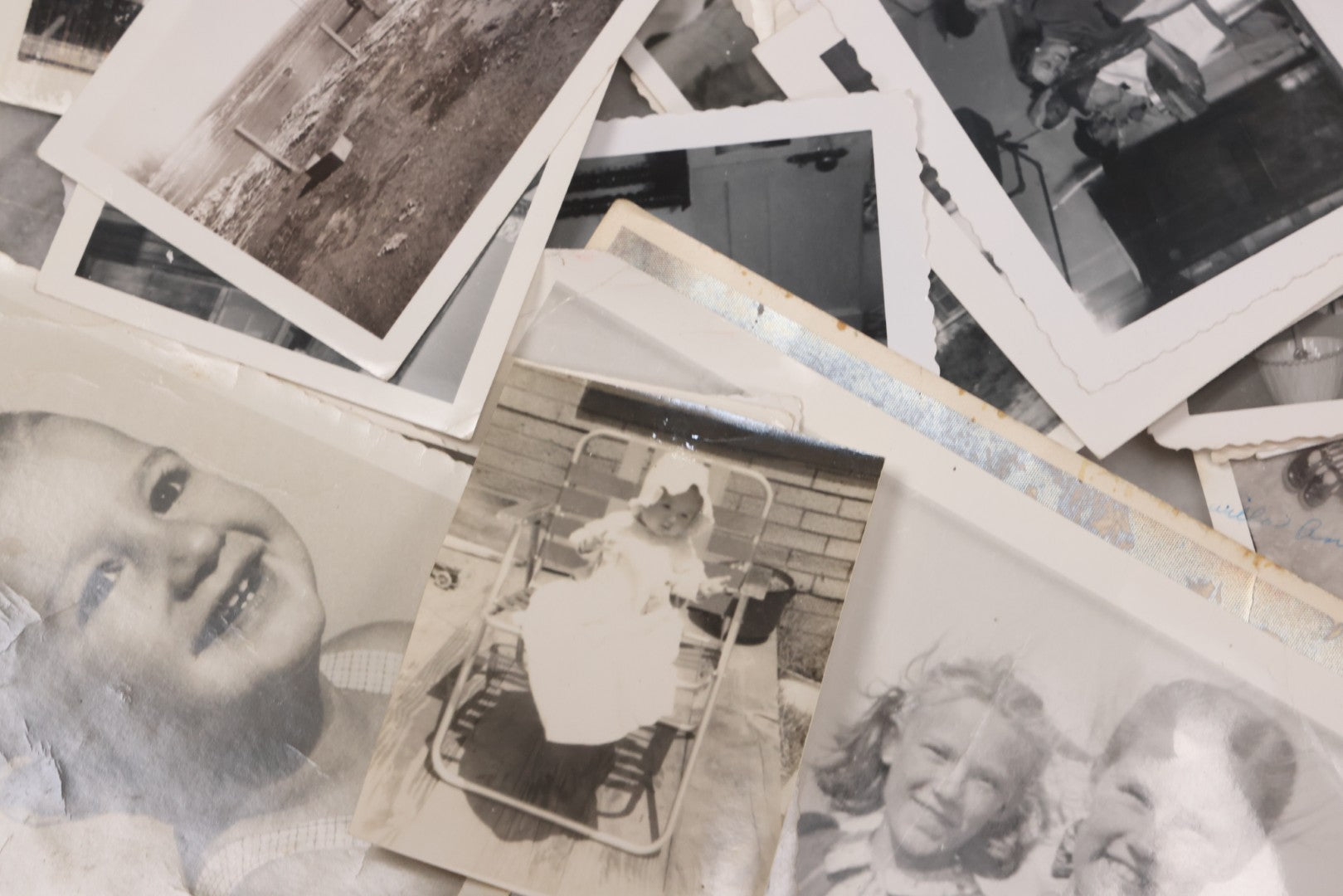 Lot 163 - Discovery Lot Grouping Of Many Dozens Of Snapshot Photographs Of Various People And Subjects, Including Boys Basketball Team, Weddings, Automobiles, Babies, And More